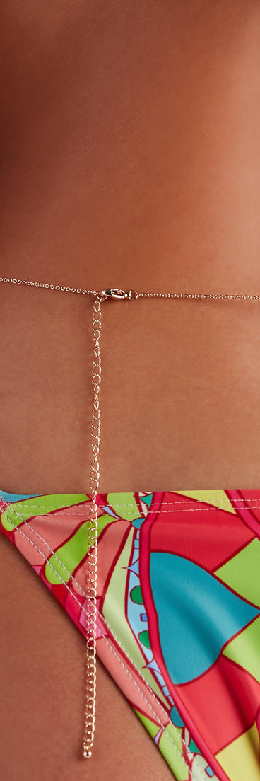 Sleek Coin Drop Belly Chain is a trendy pick to create 2023 festival outfits, festival dresses, outfits for concerts or raves, and complete your best party outfits!