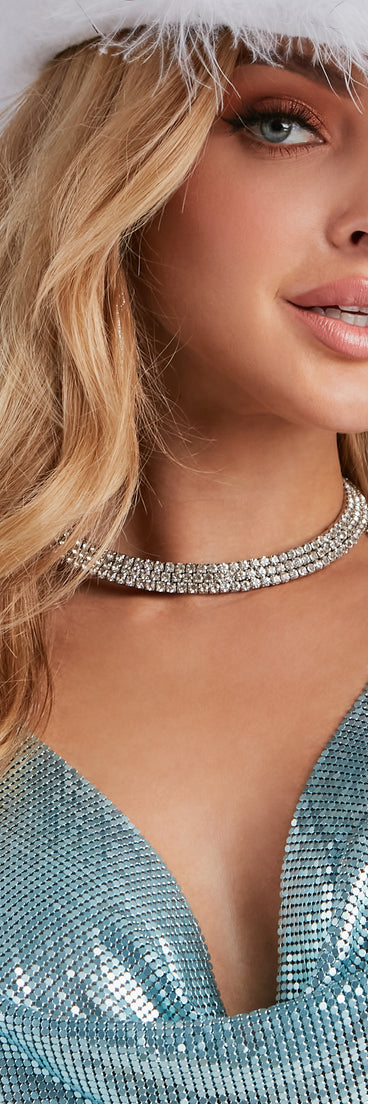 Extra Fab Rhinestone Collar