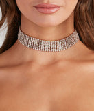 Brilliant Sparkle Rhinestone Choker is the perfect Homecoming look pick with on-trend details to make the 2023 HOCO dance your most memorable event yet!