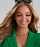Chain Of Thought Gold Braid Choker