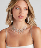 With Dripping In Glamour Rhinestone Choker as your homecoming jewelry or accessories, your 2023 Homecoming dress look will be fire!