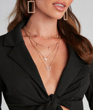 See Me Fly Dainty Layered Necklace is a fire pick to create 2023 festival outfits, concert dresses, outfits for raves, or to complete your best party outfits or clubwear!