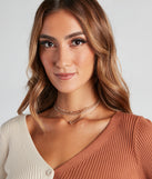 Dainty And Glam Choker Necklace Set