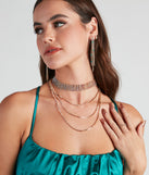 Elegant Night Rhinestone Necklace is a trendy pick to create 2023 festival outfits, festival dresses, outfits for concerts or raves, and complete your best party outfits!