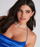 Luxe Glam Rhinestone Choker Necklace