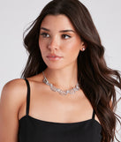 With Polished And Pretty Rhinestone Choker Necklace as your homecoming jewelry or accessories, your 2023 Homecoming dress look will be fire!