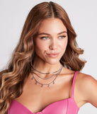 Trendy Celestial Vibes Star Charm Necklace is a fire pick to create 2023 festival outfits, concert dresses, outfits for raves, or to complete your best party outfits or clubwear!