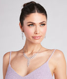 With Dainty And Divine Necklace And Earrings Set as your homecoming jewelry or accessories, your 2023 Homecoming dress look will be fire!