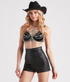 Totally Boho Halter Body Chain is a fire pick to create 2023 festival outfits, concert dresses, outfits for raves, or to complete your best party outfits or clubwear!
