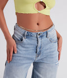 Happy Girl Smiley Face Belly Chain is a fire pick to create 2023 festival outfits, concert dresses, outfits for raves, or to complete your best party outfits or clubwear!