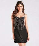 Layered In Glamour Rhinestone Body Chain