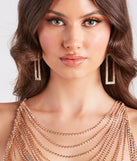 Layered In Glamour Rhinestone Body Chain