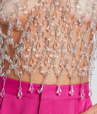Everything I Want Clear Gemstone Necklace Top