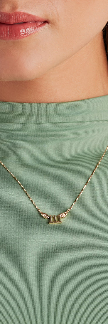 111 Charm Dainty Chain Necklace