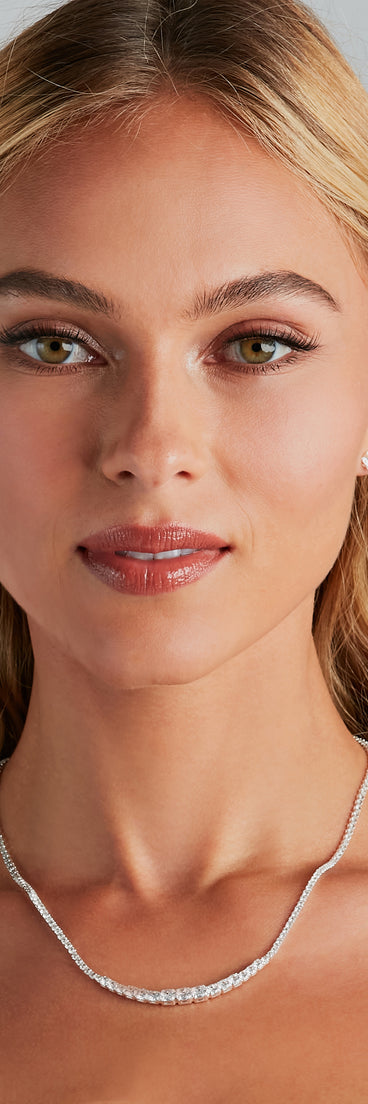 Loving This Moment Necklace And Earrings Set