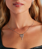 Got Your Attention Necklace And Earrings Set