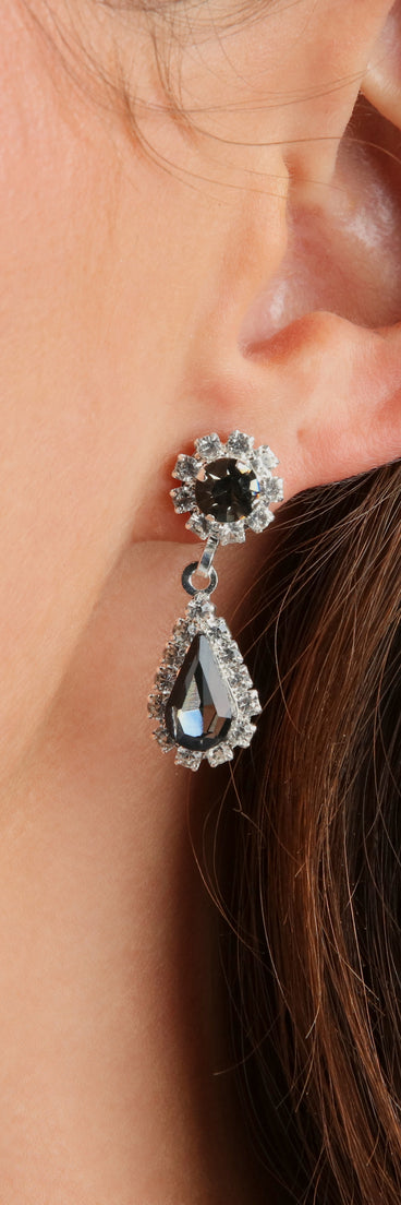 Luxe Moment Gemstone Necklace And Earrings Set