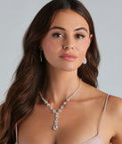 Prettiest Deets Gemstone Necklace And Earrings Set