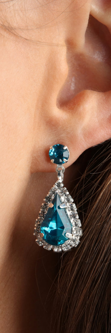 Pretty Glitz Necklace And Earrings Set