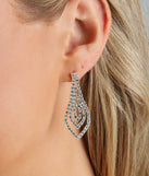 Timeless Sparkle Rhinestone Necklace And Earrings Set