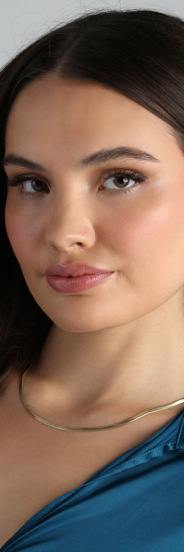 Simple And Elevated Snake Chain Necklace