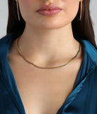 Simple And Elevated Snake Chain Necklace