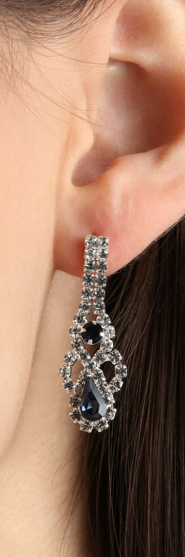 Elegant Allure Gemstone Necklace And Earrings Set