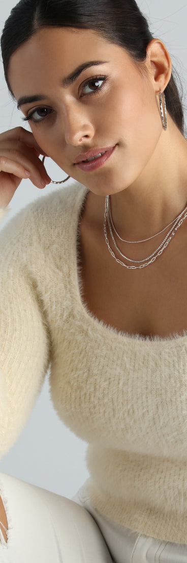 Trendy Layers Multi-Chain Necklace