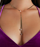 Striking Glow Snake Chain Rhinestone Necklace