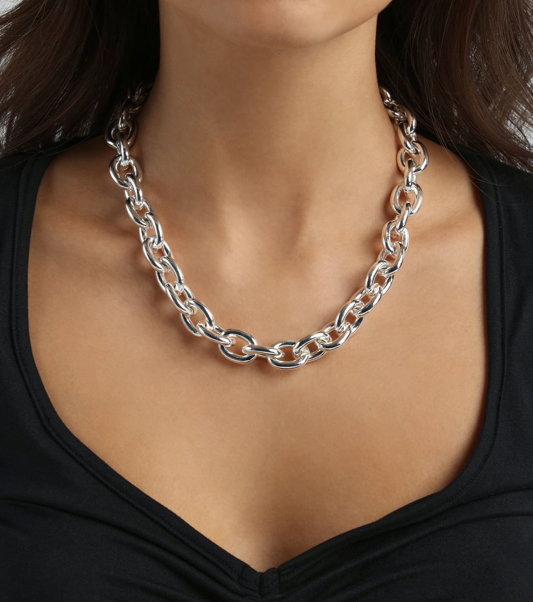 Make It Chic Chunky Chain Necklace