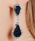 Sparkle Hour Gemstone Necklace And Earrings Set