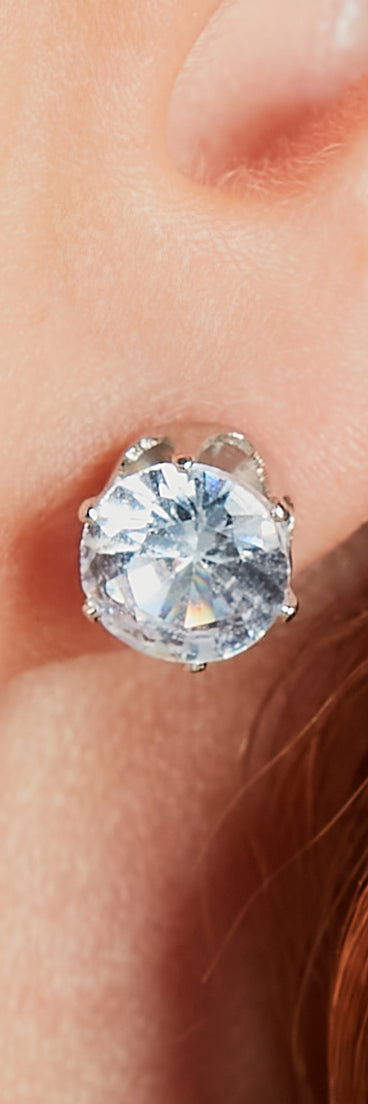 Sparkly Affair Rhinestone Necklace And Earrings Set