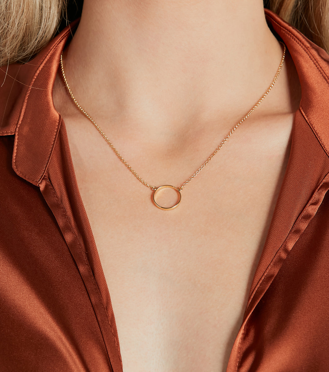Going In Circles Dainty Necklace