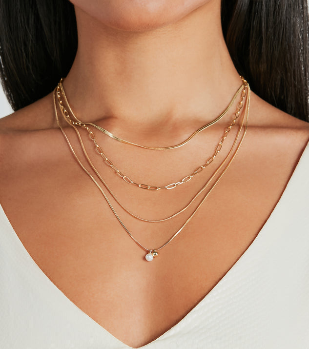 アクセサリー Ladies layered necklaces 61dKQYQRxIL.jpg