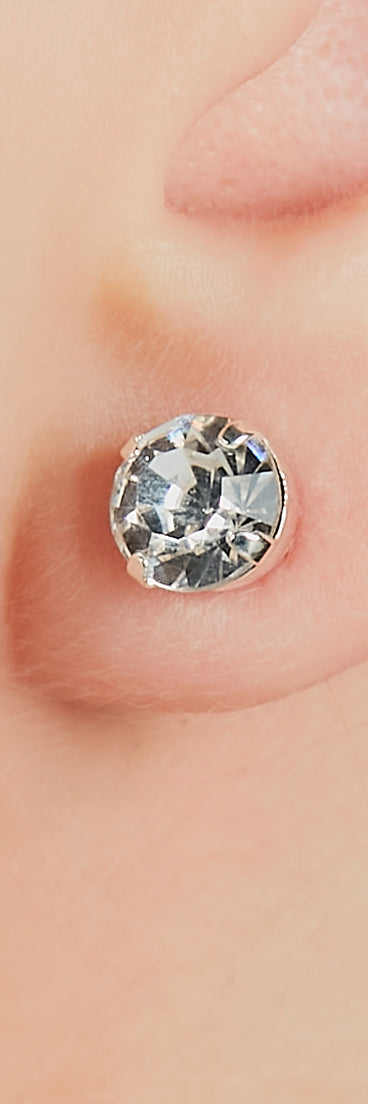 Elegant Sparkle Rhinestone Fringe Necklace And Earrings Set