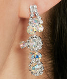 Radiant Rhinestone Necklace, Earrings, and Bracelet Set