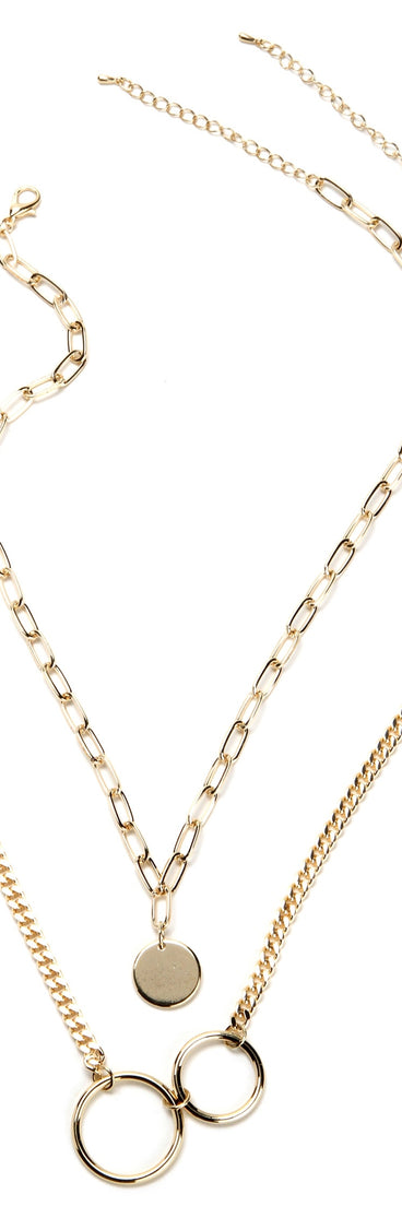 Double O Ring Necklace