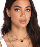 Double O Ring Necklace is the perfect Homecoming look pick with on-trend details to make the 2023 HOCO dance your most memorable event yet!