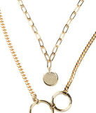 Double O Ring Necklace