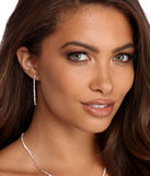 Classic Curved Rhinestone Necklace And Dusters for 2022 festival outfits, festival dress, outfits for raves, concert outfits, and/or club outfits