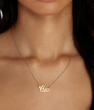 Zodiac Script Necklace for 2022 festival outfits, festival dress, outfits for raves, concert outfits, and/or club outfits