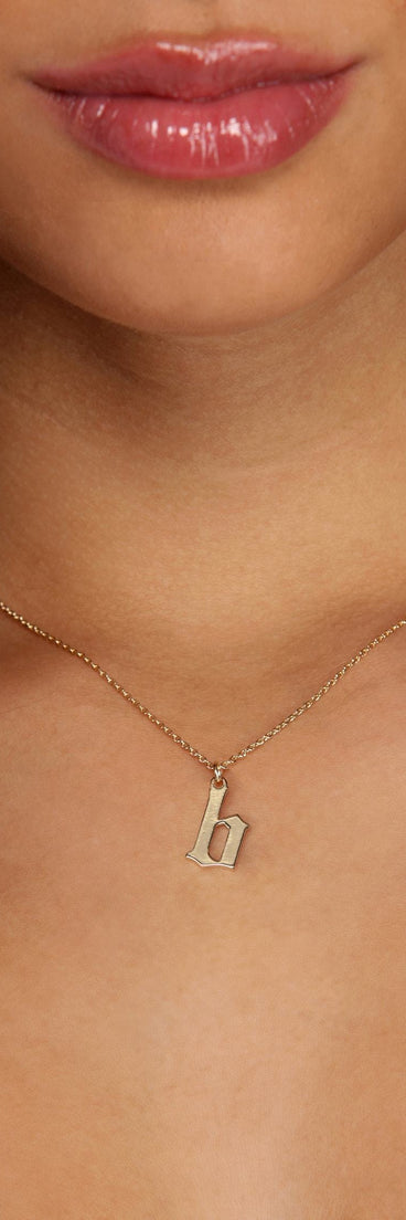 Initials Necklace is a trendy pick to create 2023 festival outfits, festival dresses, outfits for concerts or raves, and complete your best party outfits!