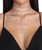 2 Row Rhinestone Lariat is the perfect Homecoming look pick with on-trend details to make the 2023 HOCO dance your most memorable event yet!