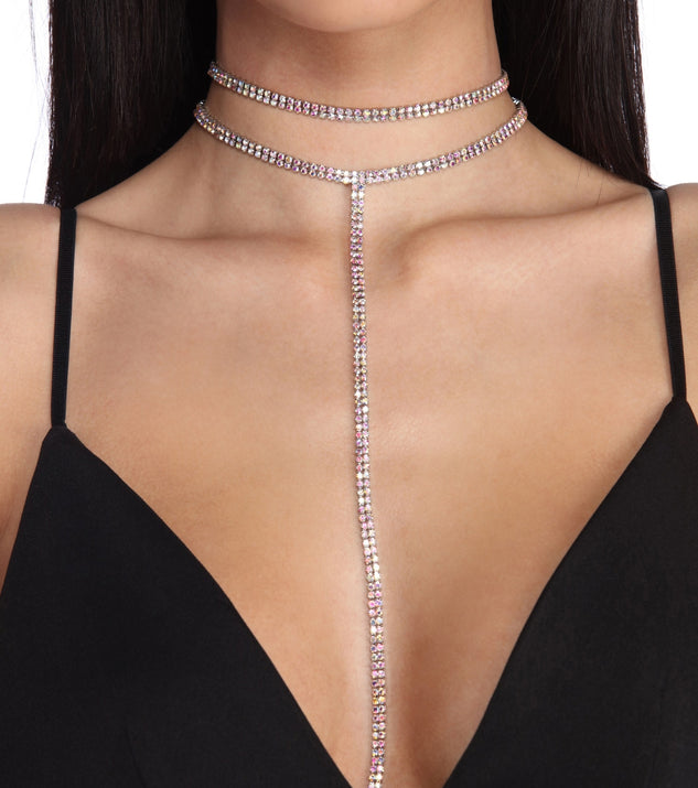 2 Row Rhinestone Lariat is the perfect Homecoming look pick with on-trend details to make the 2023 HOCO dance your most memorable event yet!