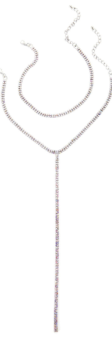 2 Row Rhinestone Lariat is the perfect Homecoming look pick with on-trend details to make the 2023 HOCO dance your most memorable event yet!