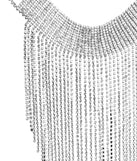 Fabulous In Fringe Rhinestone Choker