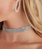 Simple Glam Rhinestone Choker is a trendy pick to create 2023 festival outfits, festival dresses, outfits for concerts or raves, and complete your best party outfits!