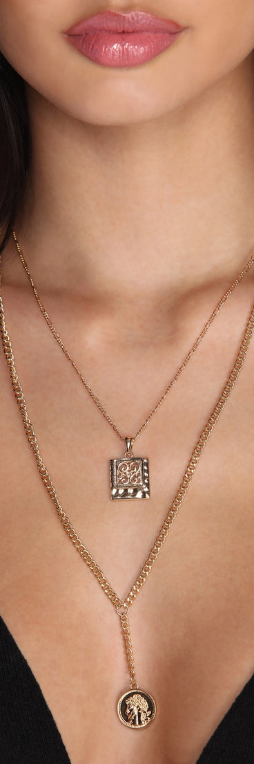 Multi Row Pendant Necklace for 2022 festival outfits, festival dress, outfits for raves, concert outfits, and/or club outfits