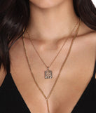 Multi Row Pendant Necklace for 2022 festival outfits, festival dress, outfits for raves, concert outfits, and/or club outfits