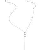 Triple Cubic Zirconia Lariat